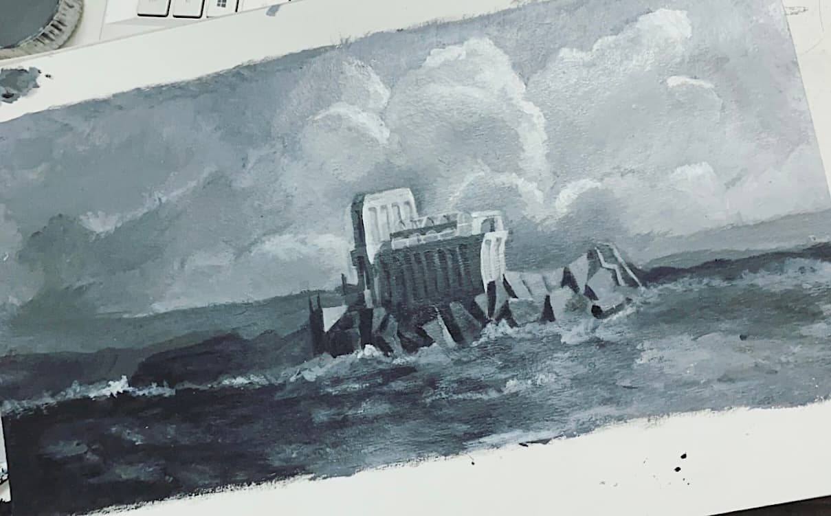 acrylic painting